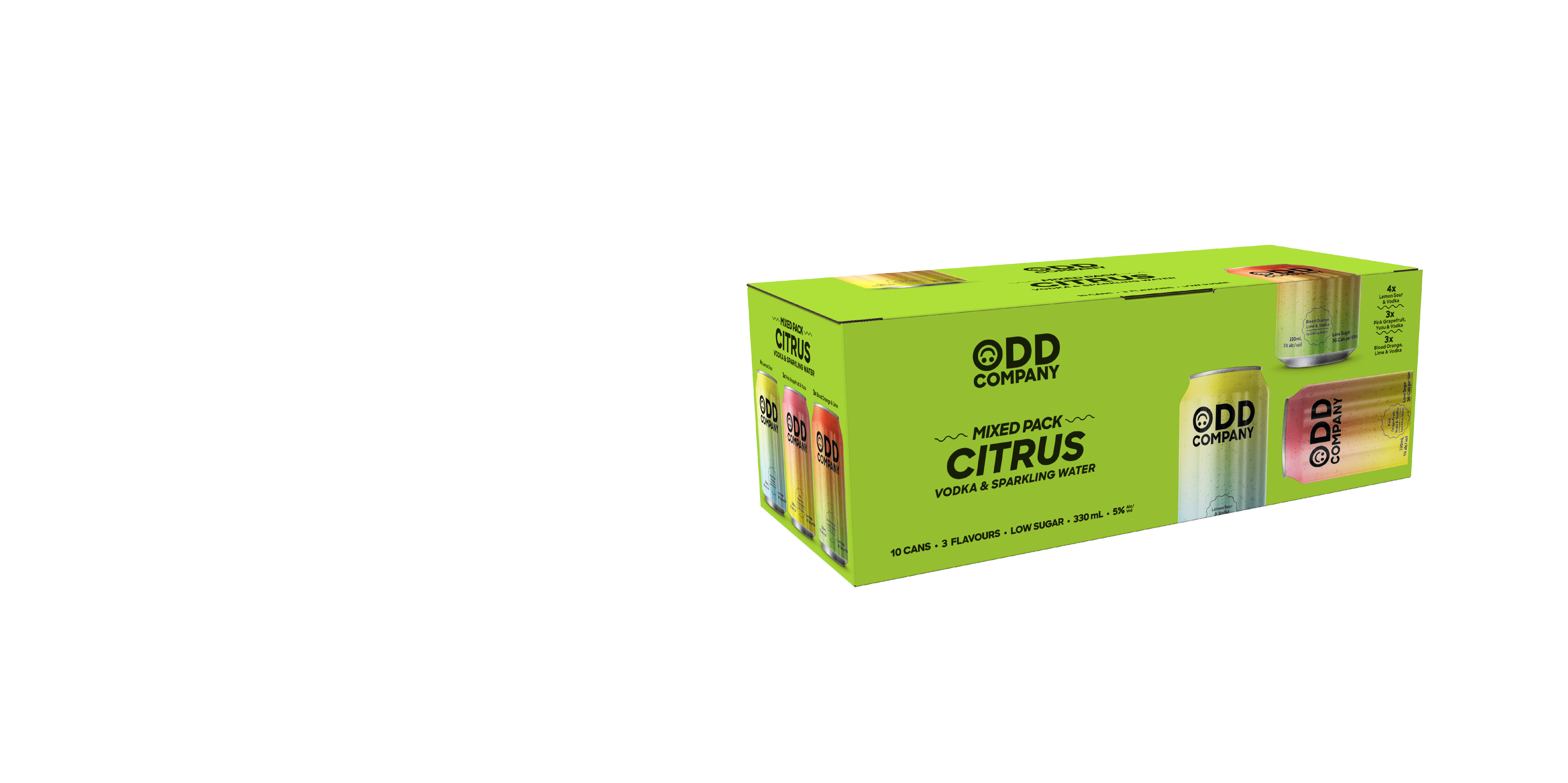 Web Banner Odd Company Citrus 330Ml Mixed 3D