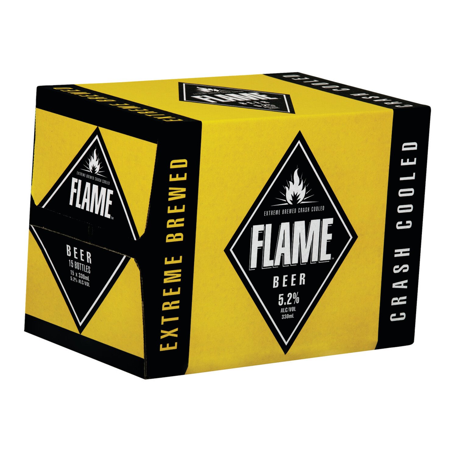 Flame Lager Beer Bottle 15 X 330Ml